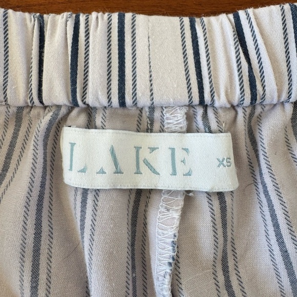 Striped Button-Up Pajama Top (shorts included for free) - Picture 9 of 9